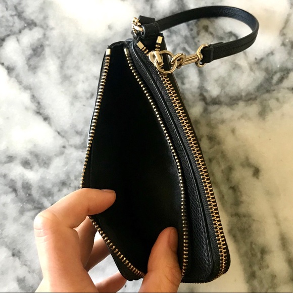 Coach Double Corner Zip Wristlet - Picture 3 of 4